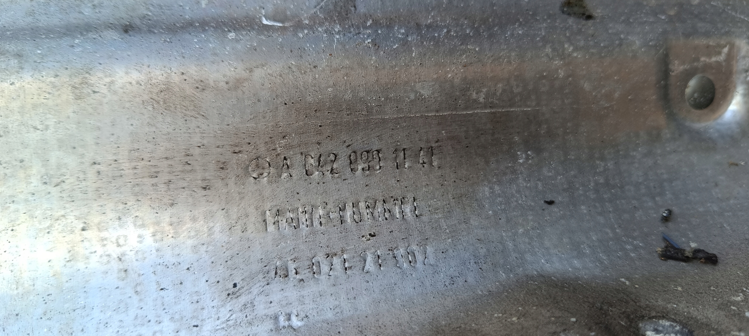 cover header pipe MERCEDES 3.0 CDI A6420901141