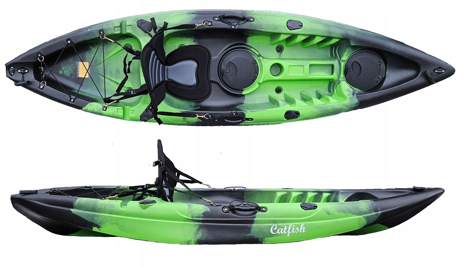 Jednoosobowy Kompaktowy Kajak Wędkarski Catfish Scorpio Lekki