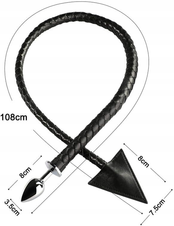 YILUQIFLY Korek Analny Metalowy 108cm BDSM Stymulacja G-Punktu Czarny — miniatura 2