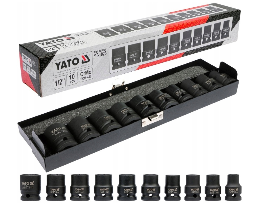 Набор ударных насадок 1/2 