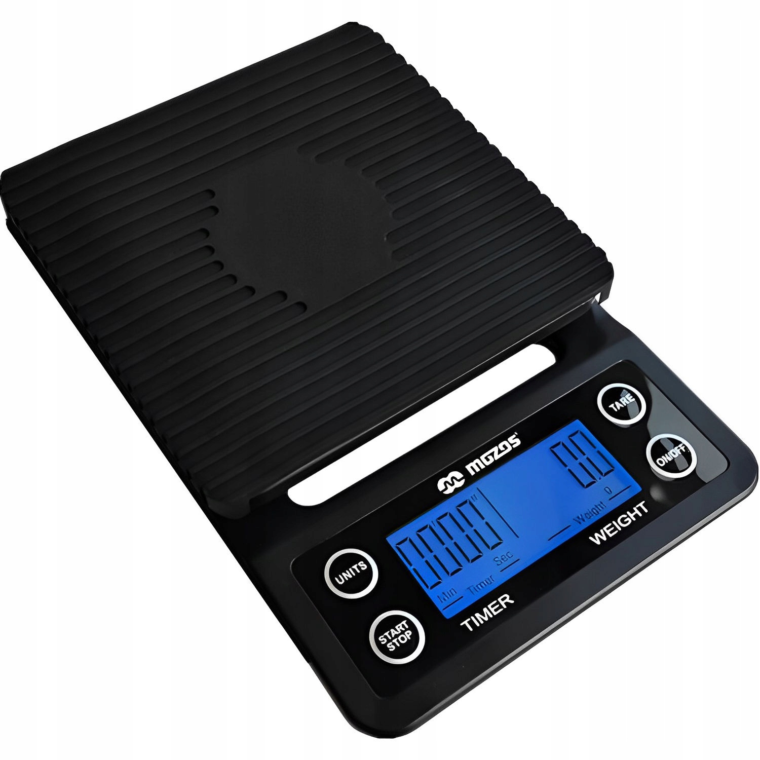 WAGA DO KAWY ZE STOPEREM DOKŁADNA 0.1G LCD LED Kolor czarny