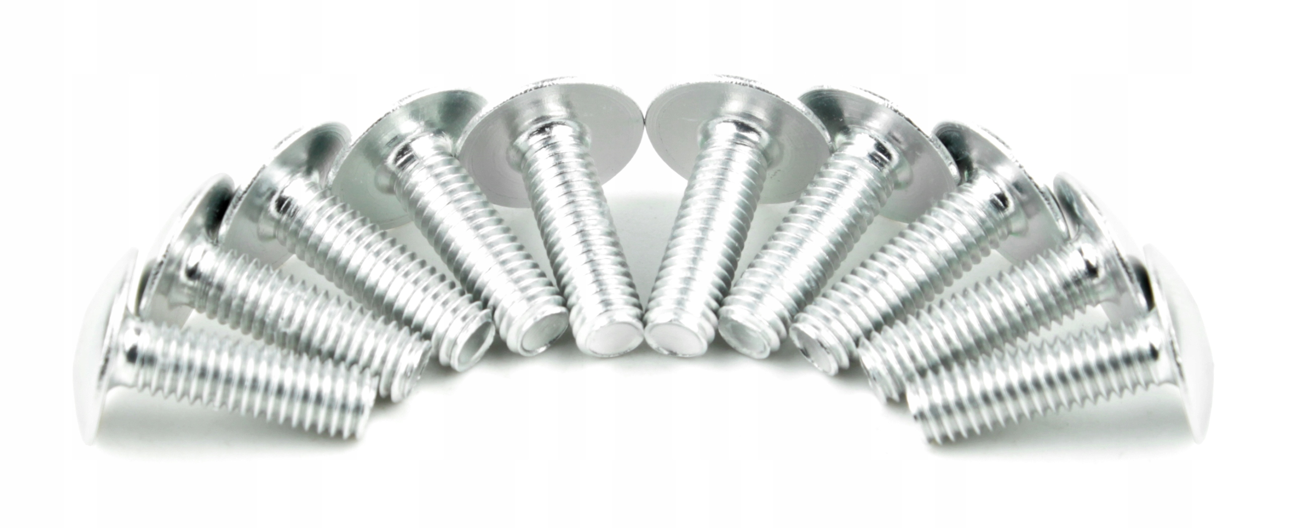 ŚRUBA OWIEWKI M6 ALUMINIOWA SREBRNA ŚRUBY 10SZT. Numer katalogowy części 914869