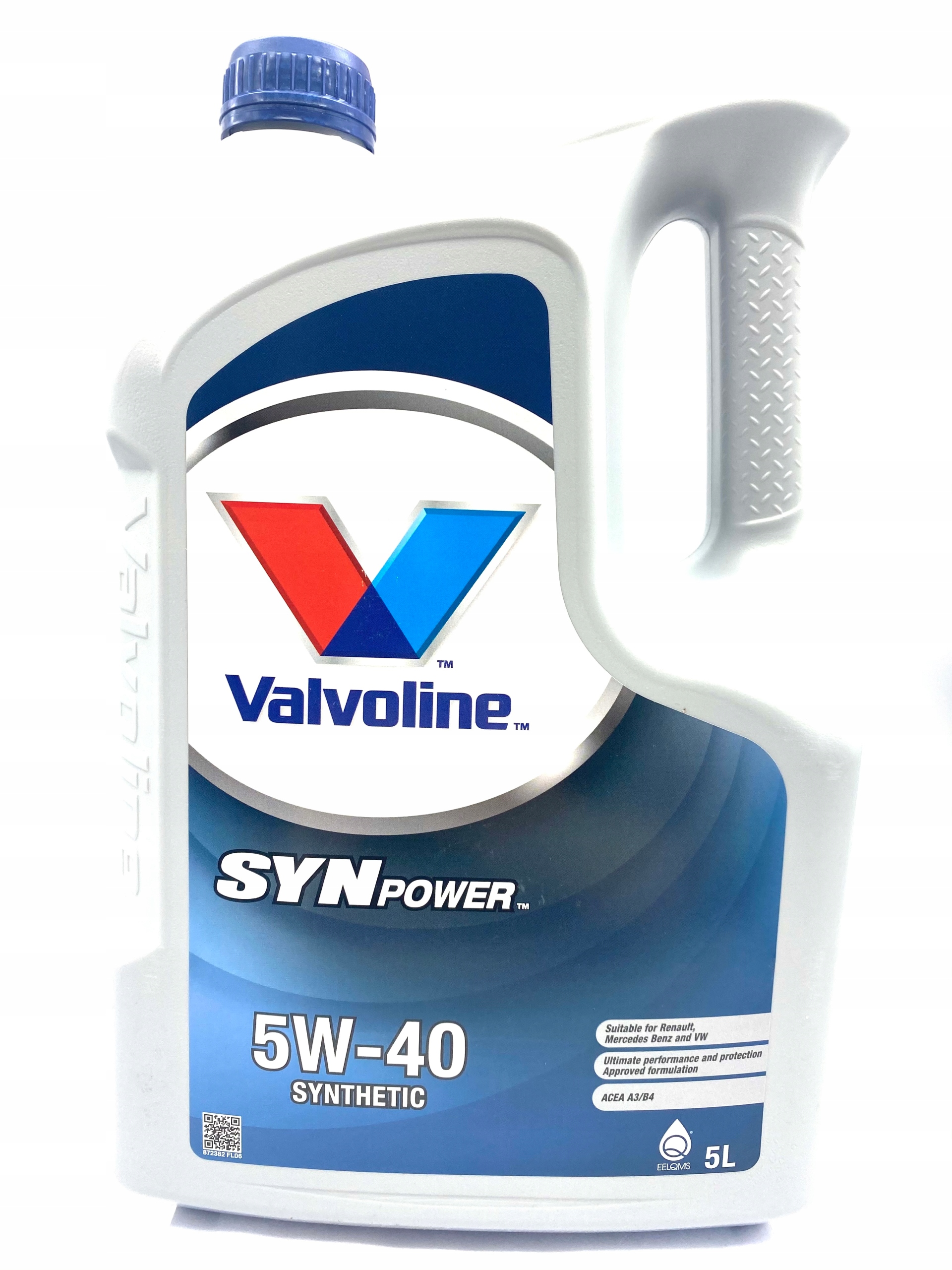 

Valvoline Synpower 5W40 A3/B4 5L