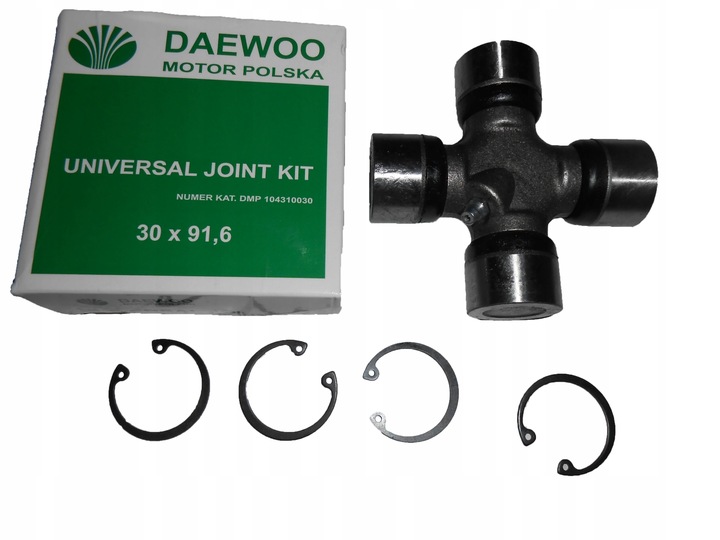 Krzyżak wału napędowego nowy Lublin 30x91,5 Daewoo