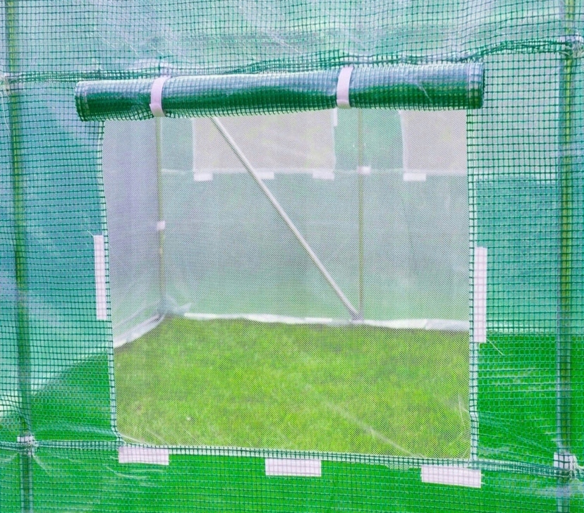 SZKLARNIA TUNEL FOLIOWY OGRODOWY SAMA FOLIA 3x2 300x200 ZIELONA Szerokość produktu 200 cm