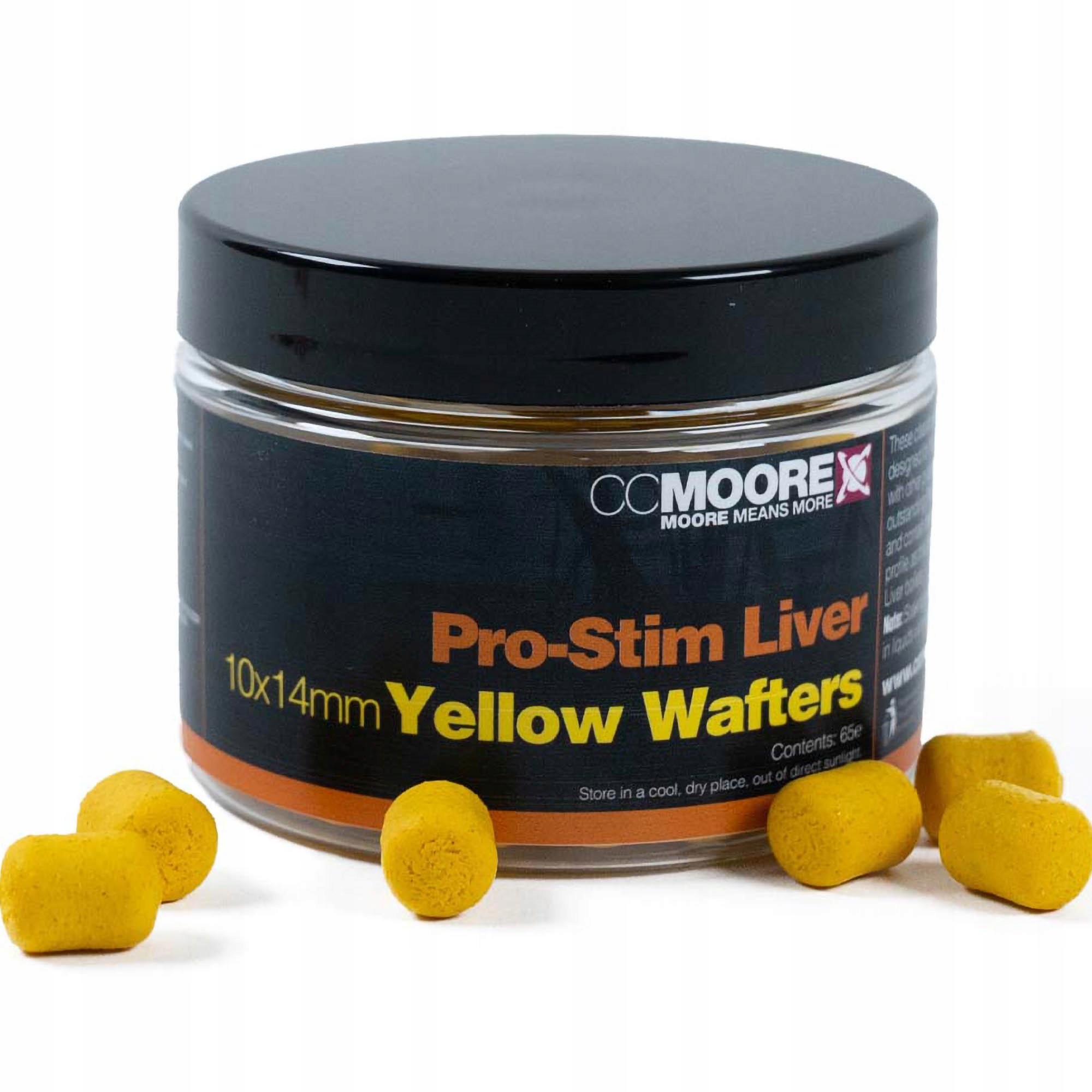 Wafters Cc Moore Pro Stim Liver Yellow Dumbell 10X14mm