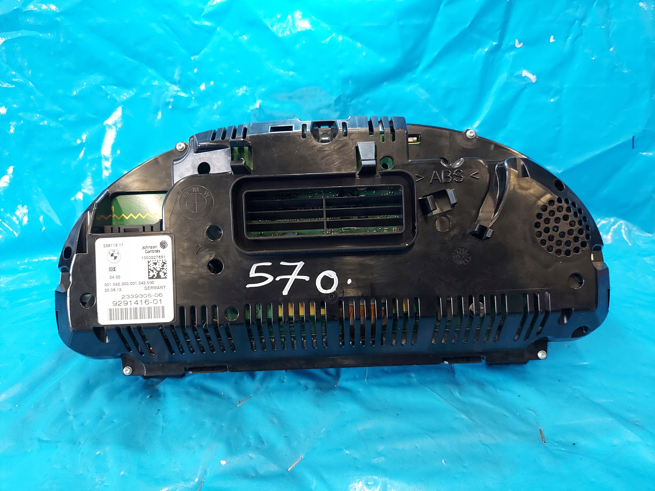 dials clock BMW 5 F10 2.0 D 2012 R 25811511 UK