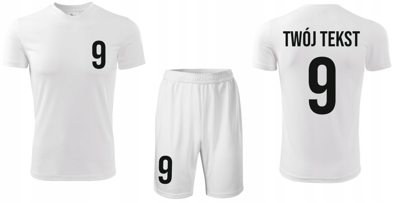 

Komplet Piłkarski Sportowy Z Nadrukiem Na Wf 134