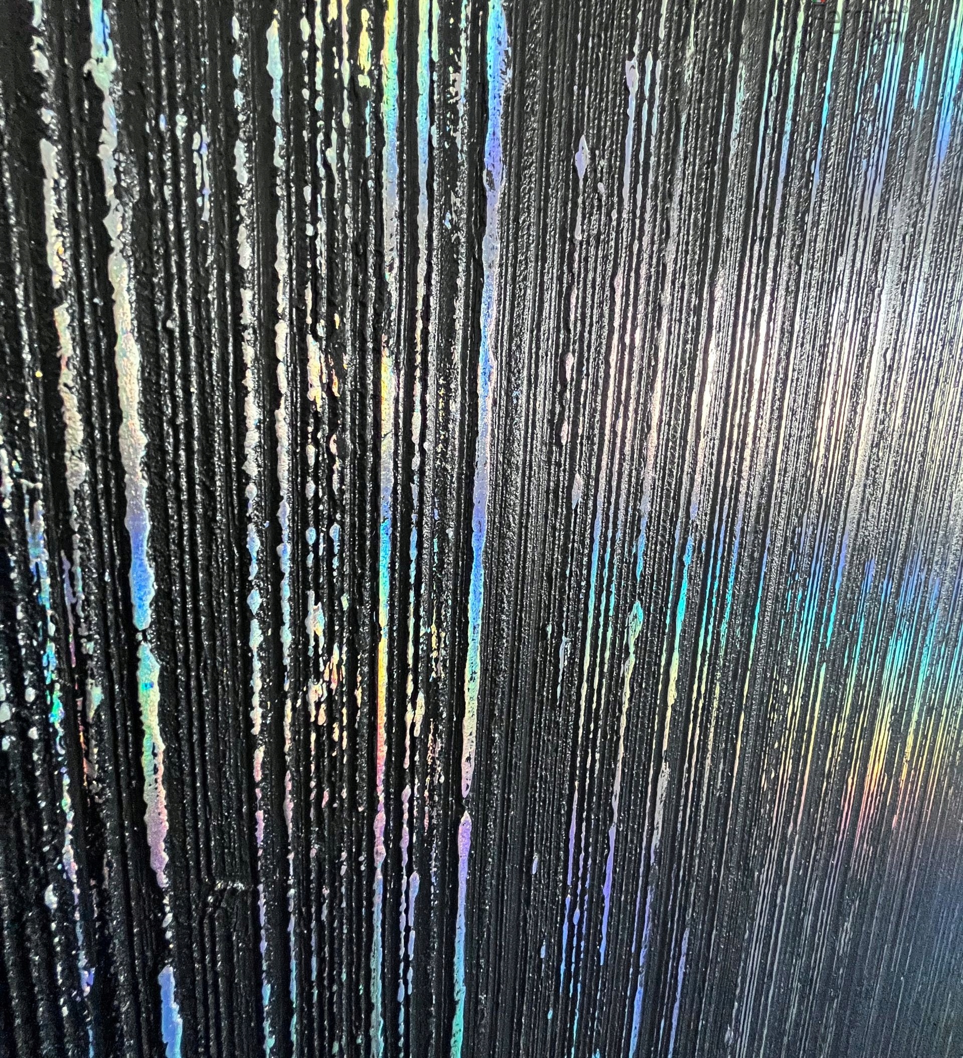Hologram Metalická Fólia Na Stenu Betónová Omietka Zlaté Pásy Lepidlo Sada 9 M²