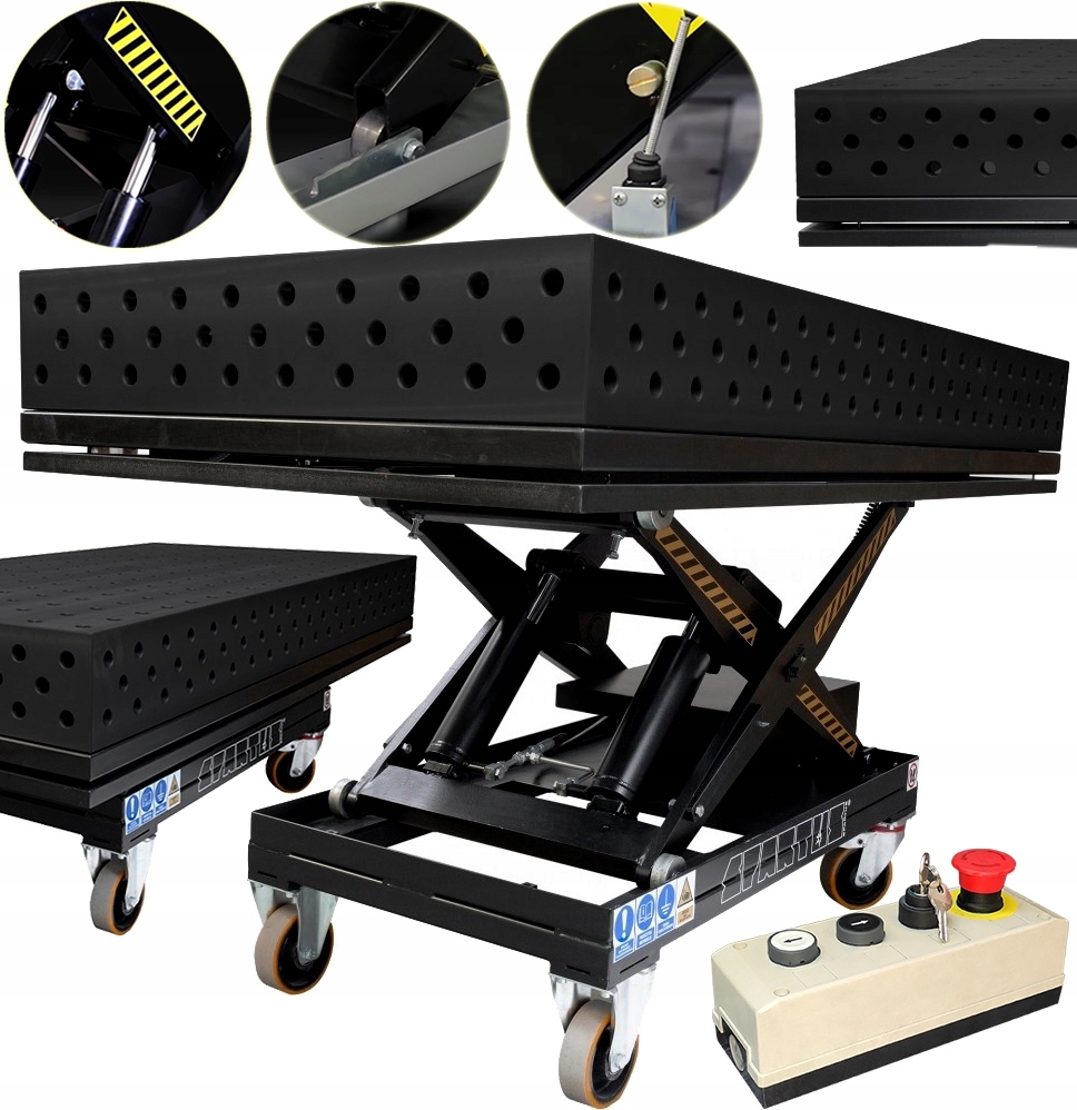 Svařovací Stůl Spartu Spartus Maximus 3D 2000x1000x200 Na Zvedáku D28