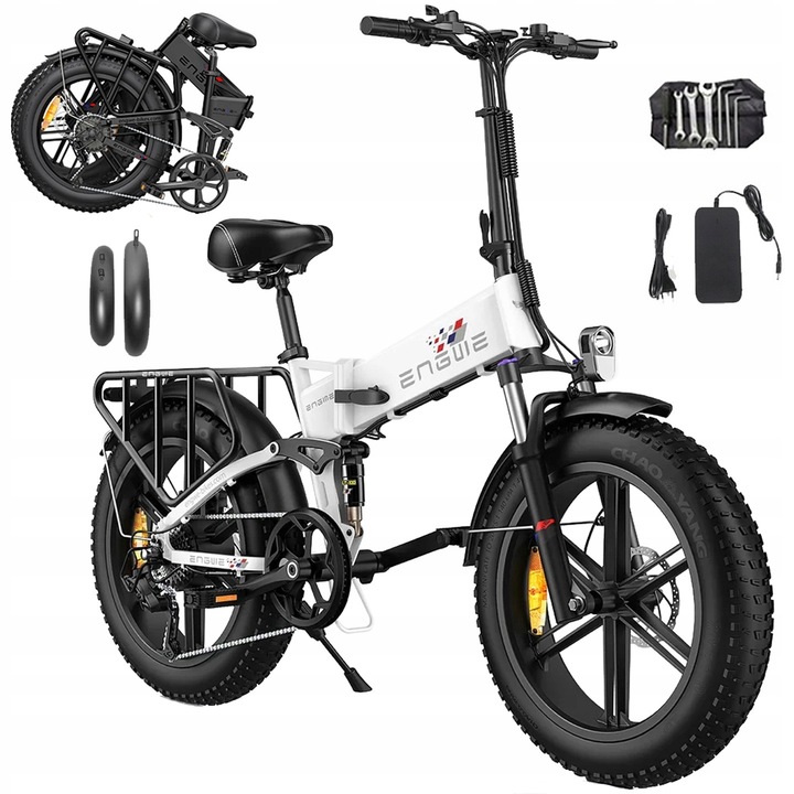 20'' elektrokolo Engwe Motor X 250W 48V 13AH 25KM/H 120KM muž/žena