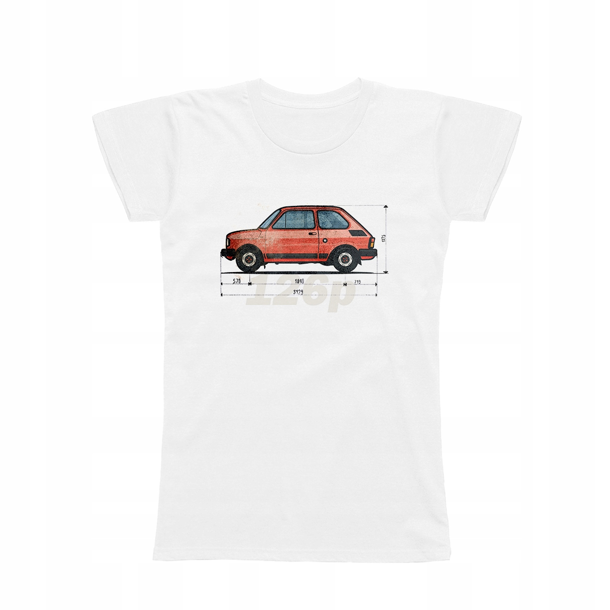 

S - Koszulka T-shirt Fiat 126P Maluch Prl Prezent