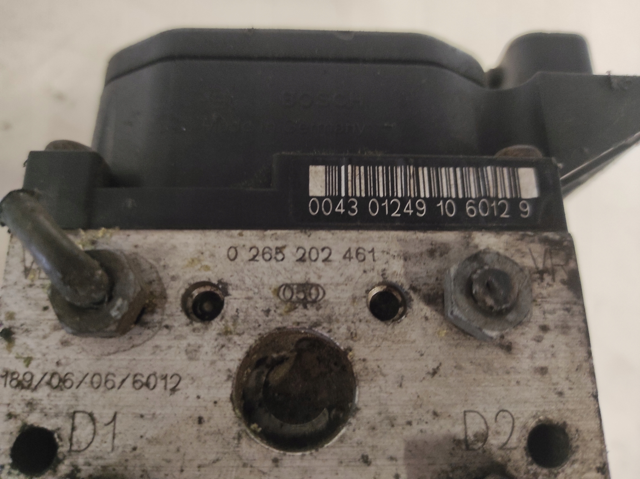 Mercedes W 168 A0044310912 0265202461 Pompa ABS