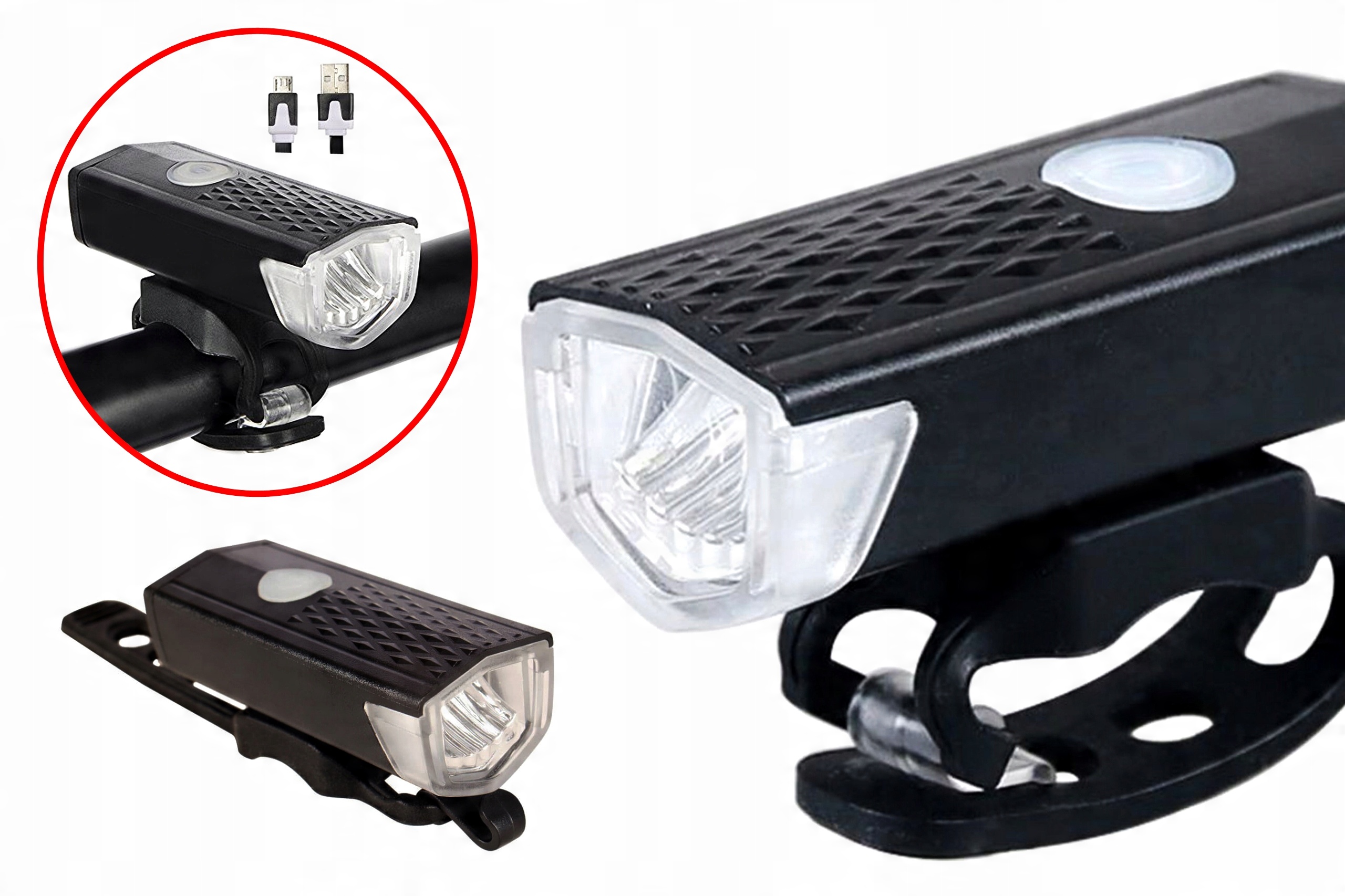 

Lampa Przód Na Usb 200LM Kands BC-FL1532 Latarka