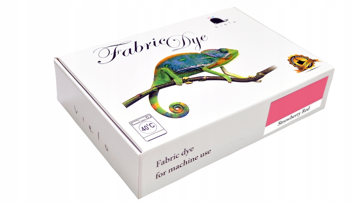 

Vielo trwały barwnik do tkanin Strowberry Red 40°