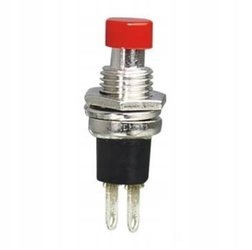 

Przycisk mono PBS-10Bg 1A 250V okrągły zwierny Red