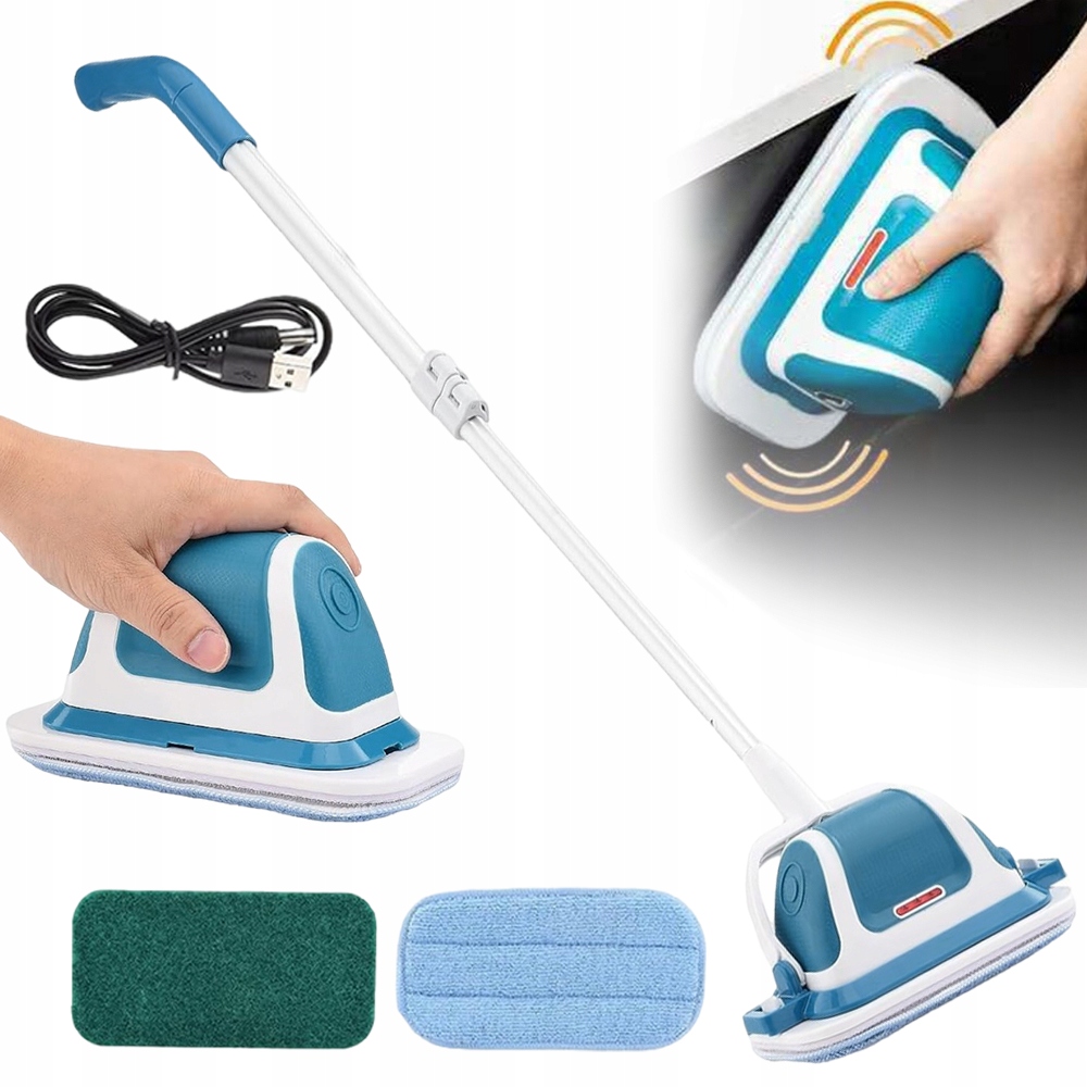 Bezdrátový kartáč na čištění kuchyně z mikrovlákna a nylonu 1500 pohybů