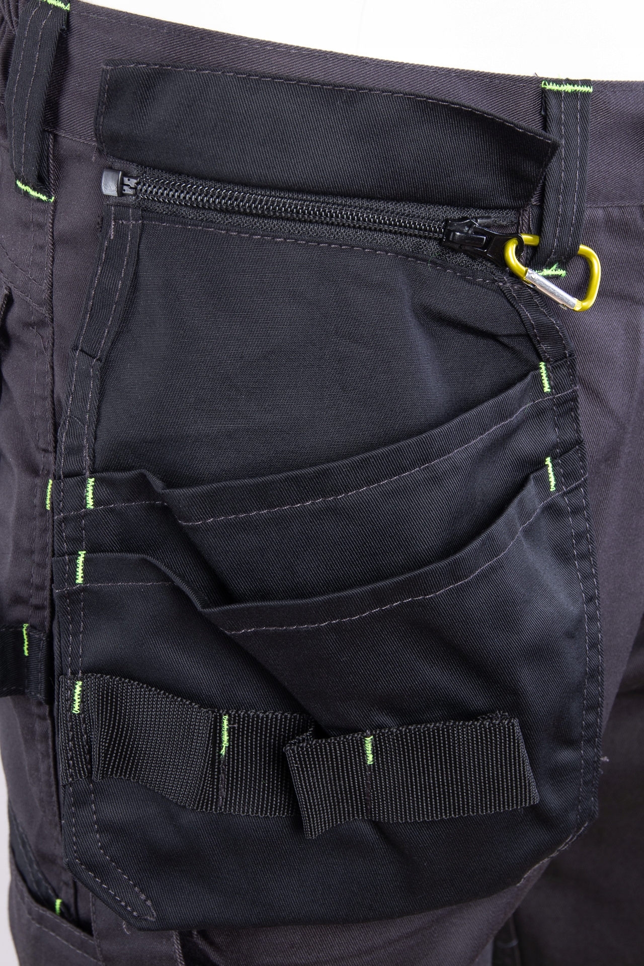 Spodnie ROBOCZE ODBLASKOWE monterskie FLASH Płeć unisex