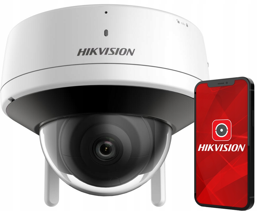 4MPx WiFi kamera Hikvision Kupolová Externá Audio Mikrofón Sd slot
