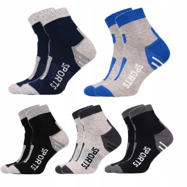 

5PAR Skarpety męskie Trwałe Bawełna 42-46 Premium