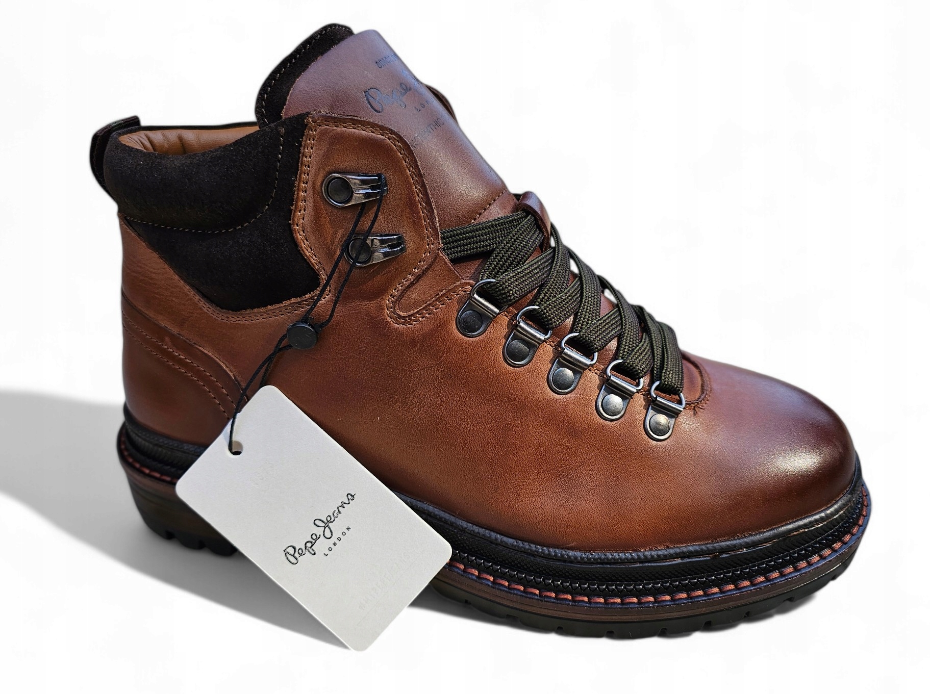 Boty Pepe Jeans Martin Mountain kožené, zateplené na zimu 41