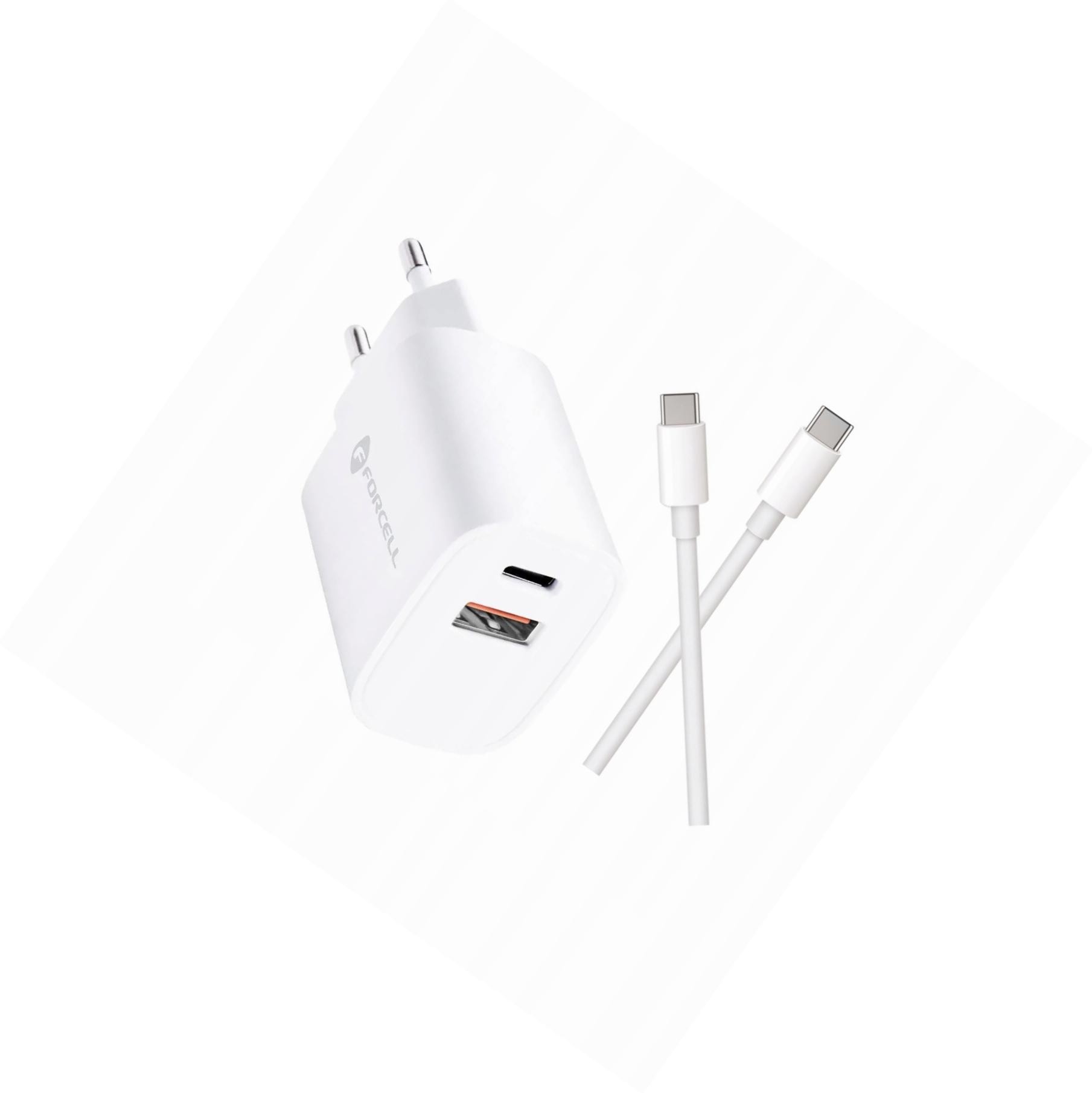 Szybka ładowarka 30W 2 wejścia z kablem Usb-c do Huawei P20