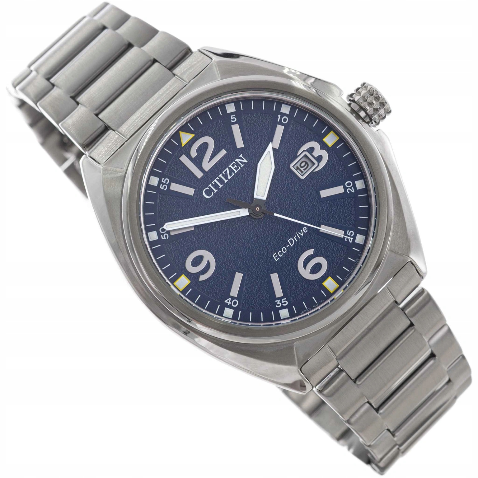 Pánské Hodinky Citizen AW1571-76L Vojenské Solární Hodinky Na Náramku