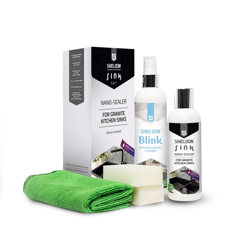 

Impregnat do zlewozmywaków granitowych zestaw