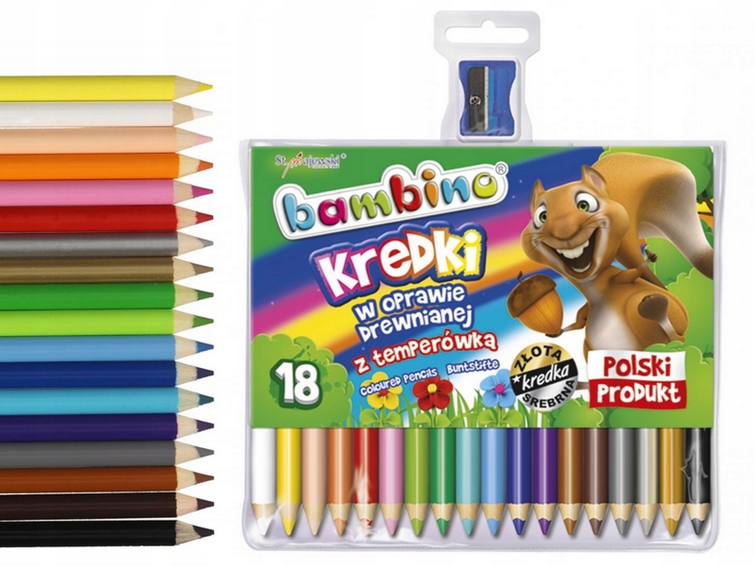 

Bambino Grube Kredki Ołówkowe temp