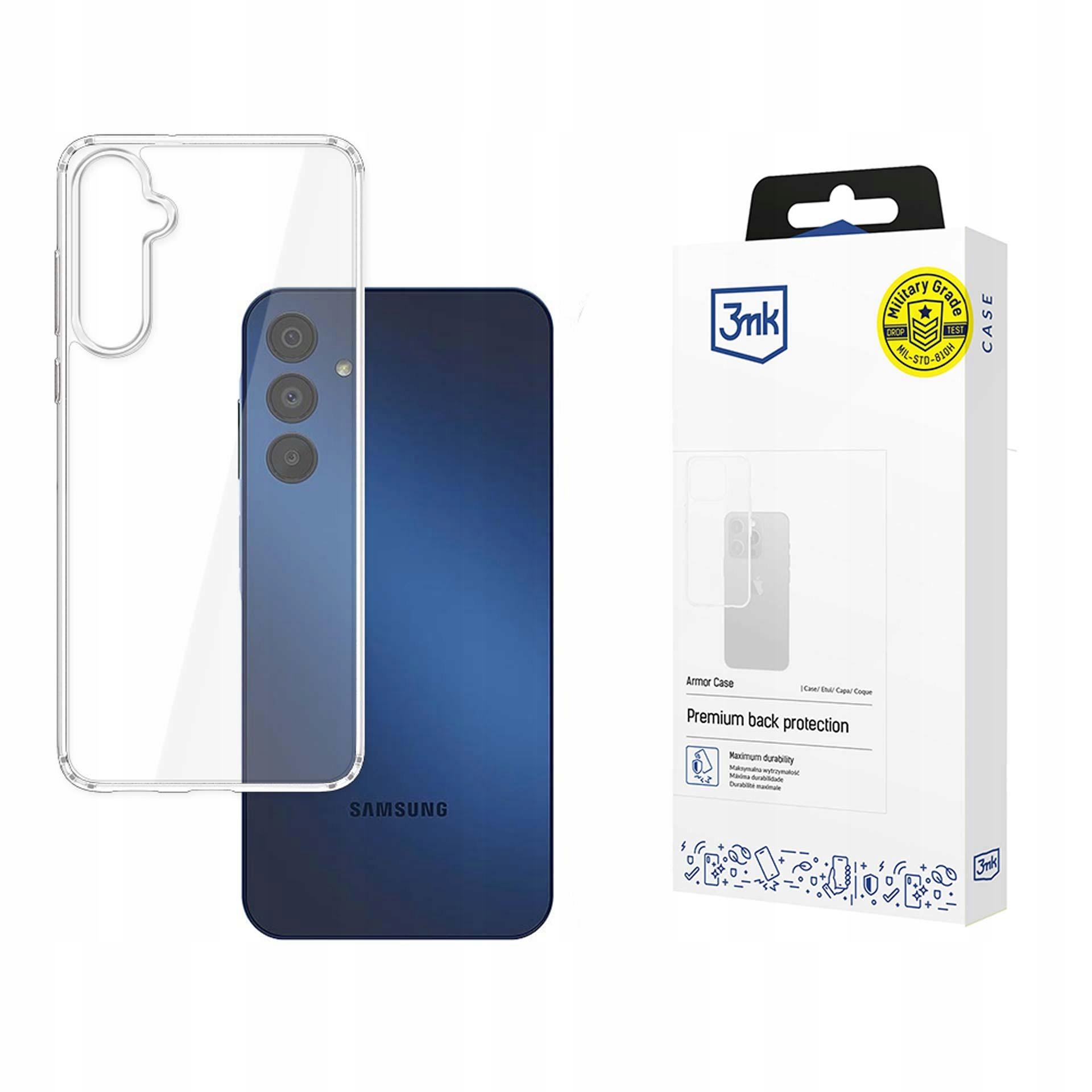 3MK Armor Case Pokrowiec Tpu Do Samsung Galaxy A16 Ochronny Antypoślizgowy