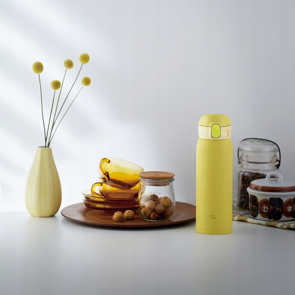 Kubek termiczny termos na napoje herbatę ZOJIRUSHI SM-WA żółty 0.48L Marka Zojirushi