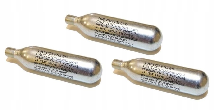 

Naboje CO2 Do Pompowania Opon 16g. 3szt.