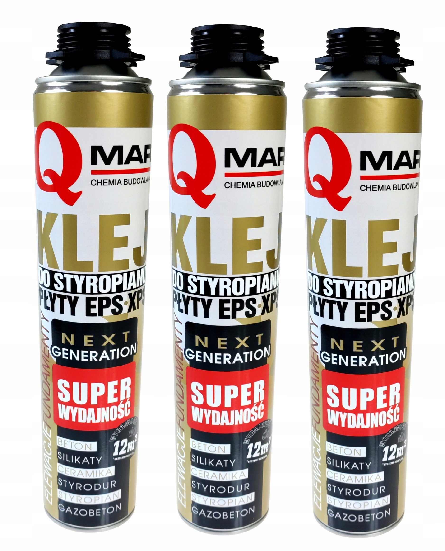 

Piano Klej piana pianka Do Styropian xps Qmar 12m2