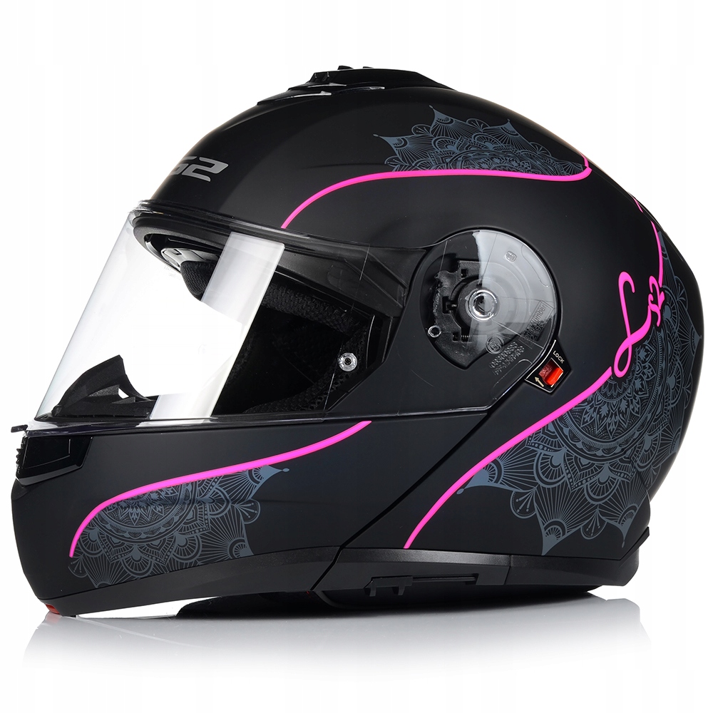 KASK MOTOCYKLOWY | LS2 FF908 STROBE II | SZCZĘKOWY SYSTEM PINLOCK + BLENDA Obwód głowy 55-56 cm