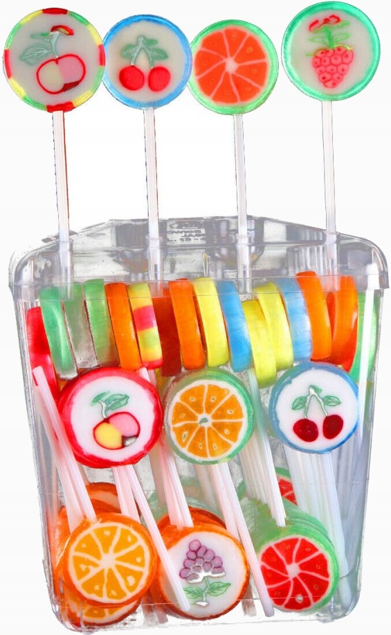 Levně Sada Astra Lízátka Desénové Ovocné 100 Ks 1000g