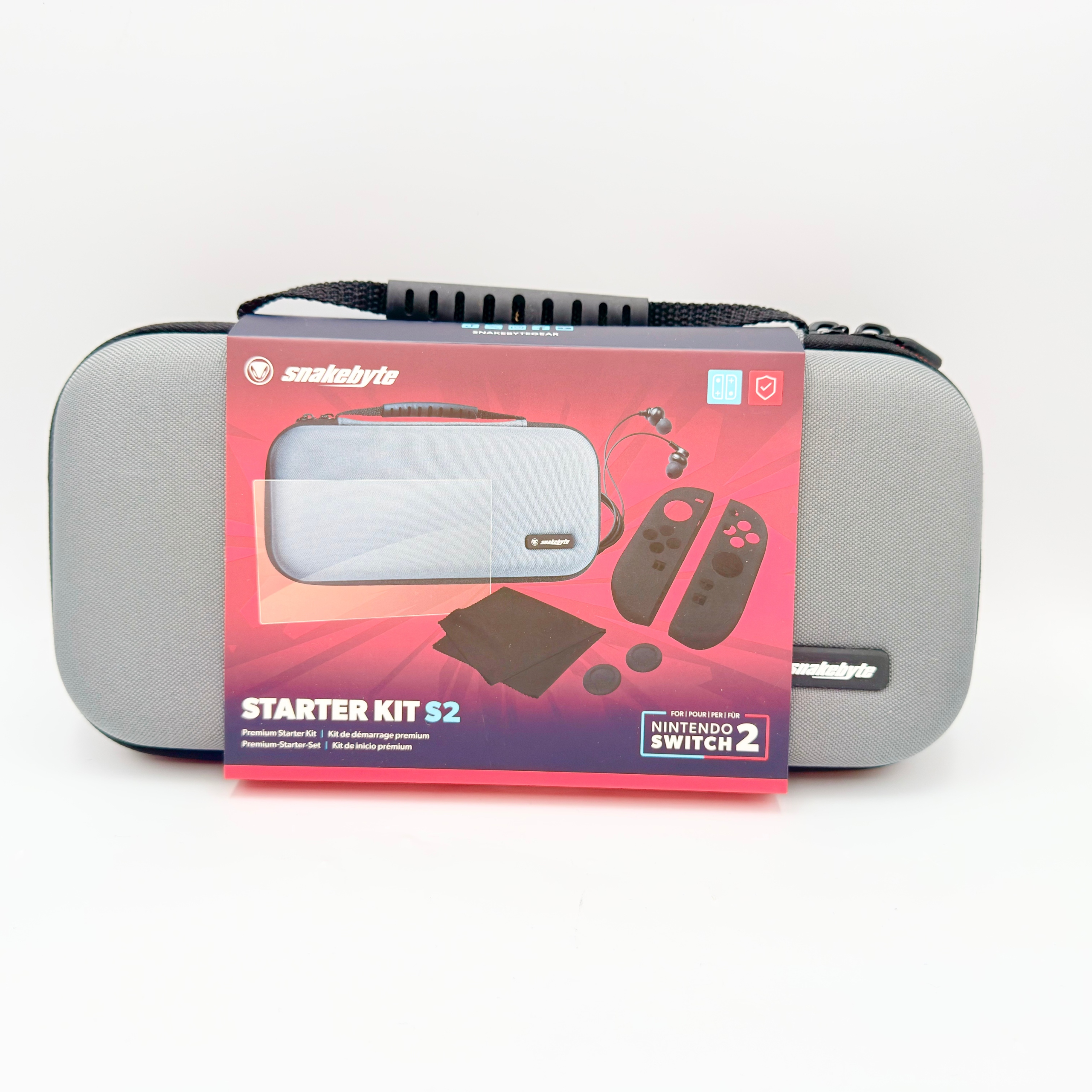 Etui Nintendo Switch 2 | słuchawki | szkło ochronne | SNAKEBYTE