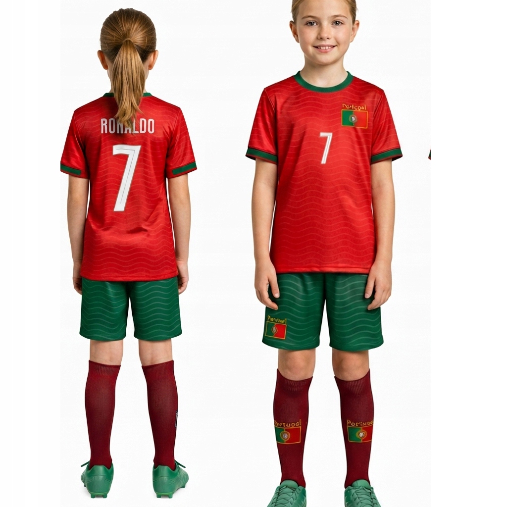 Ronaldo komplet strój piłkarski Portugalia Bg 122