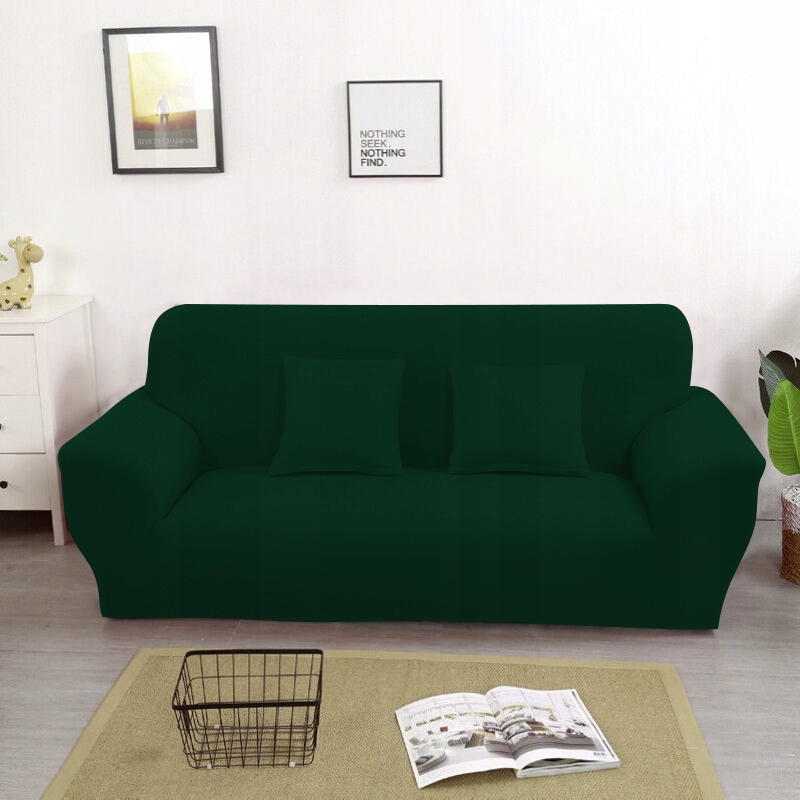 pokrowiec na sofę kanapę 1os ciemny zielony butelk EAN 5904083522259