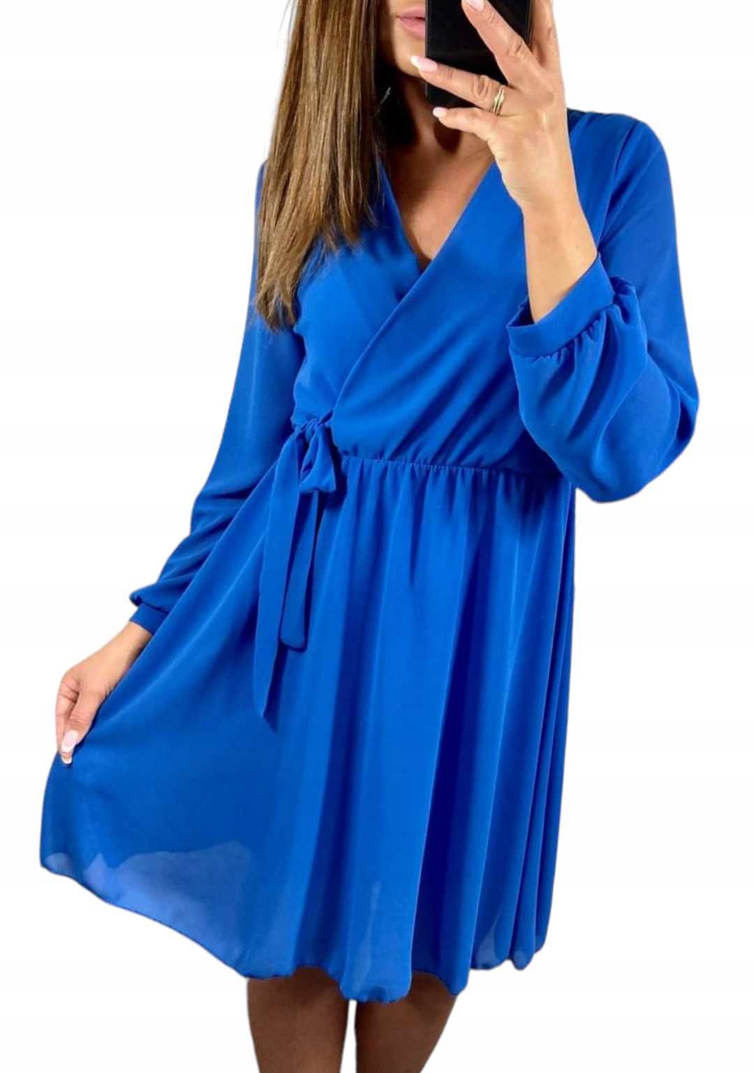 V954 Elegantní Šaty Perla Chabrová vel. 38 (M)
