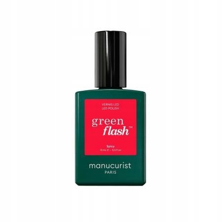 MANUCURIST_Green Flash Led Gel Nail Lacquer lak na nehty Spicy 15 ml