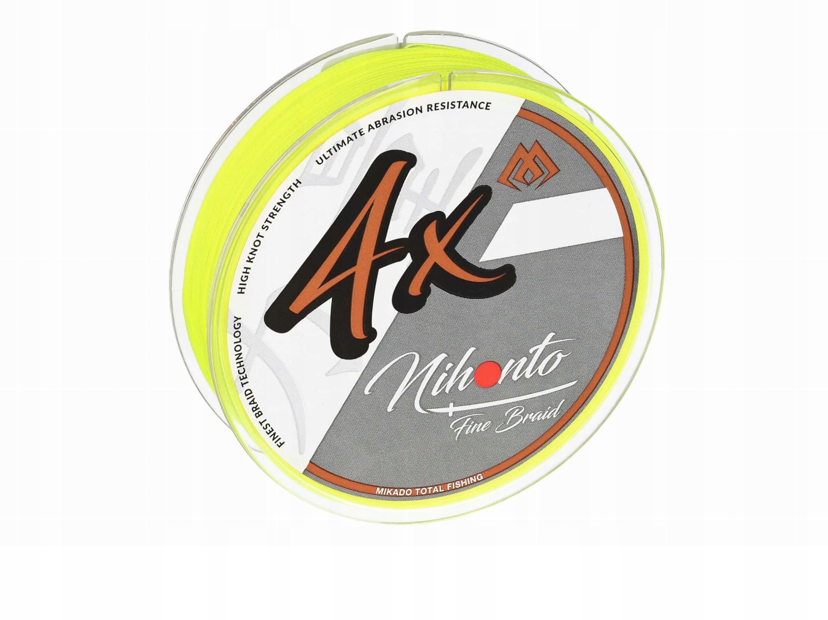 plecionka Mikado Nihonto Fine Braid 4x- 0.23mm 16.6kg 300m fluo żółta