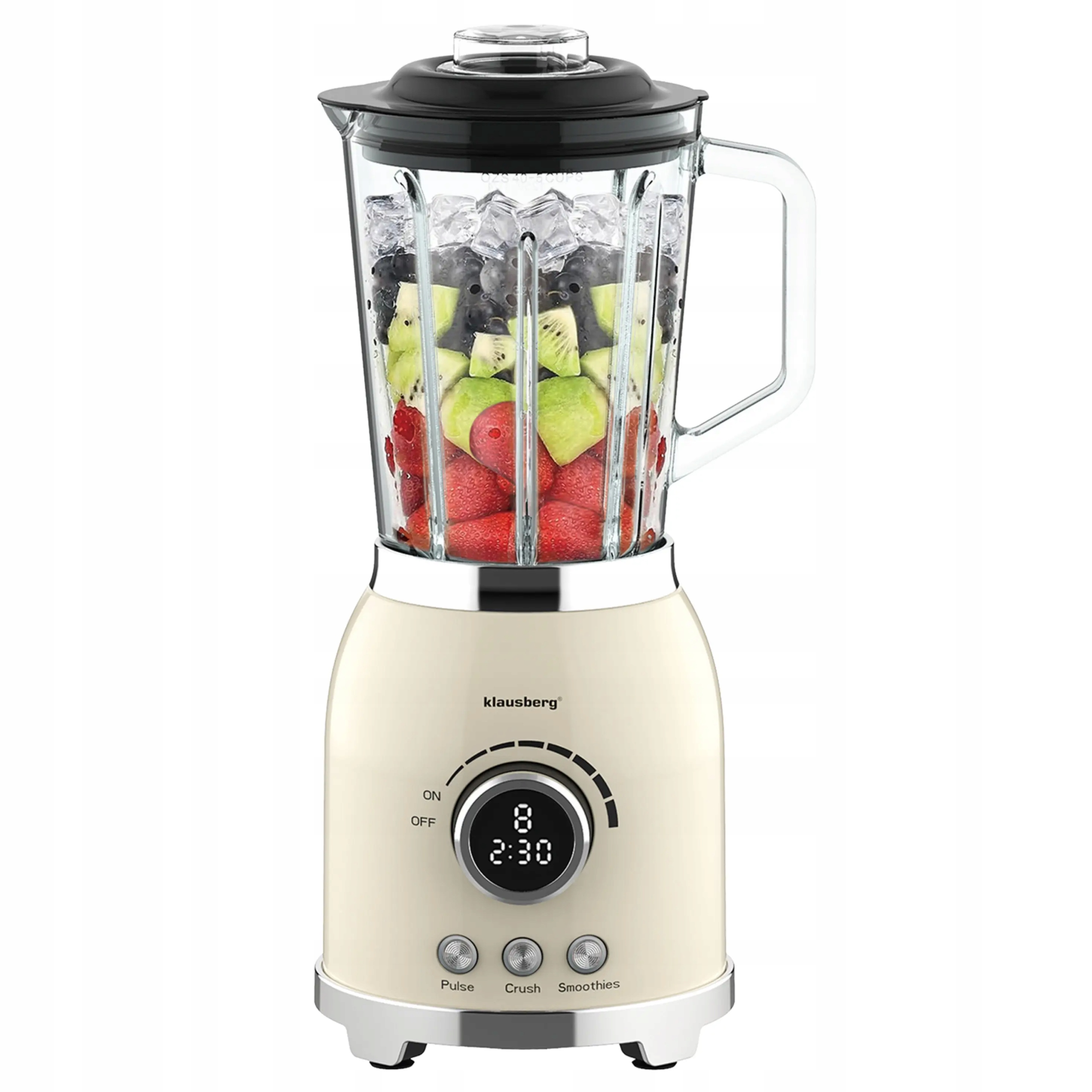 Blender kielichowy, wyświetlacz LED,Smoothie Mikser Kruszy Lód,1,5L