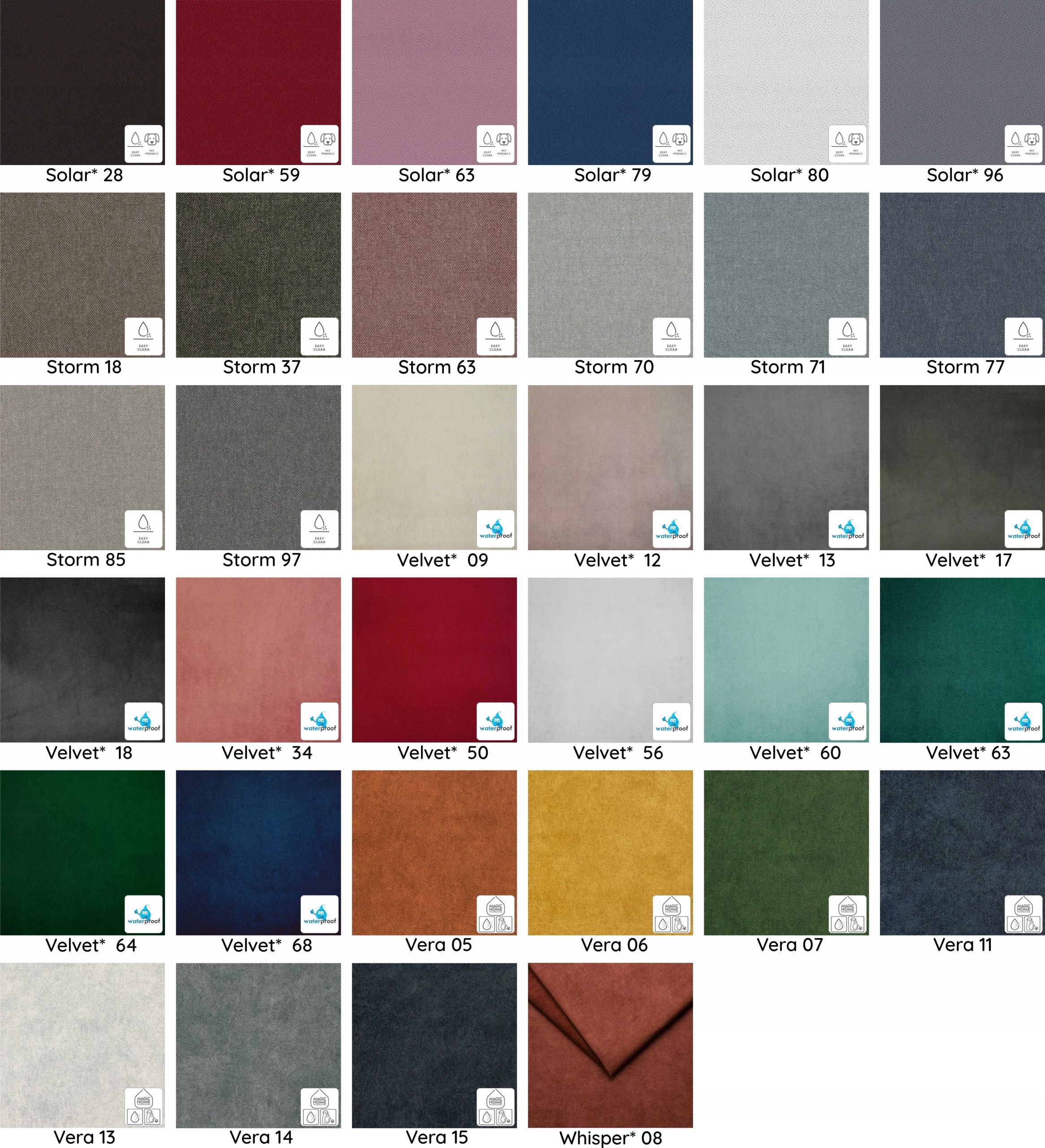 Sofa dwuosobowa rozkładana młodzieżowa PUNTO 2FBK Wysokość mebla 92 cm