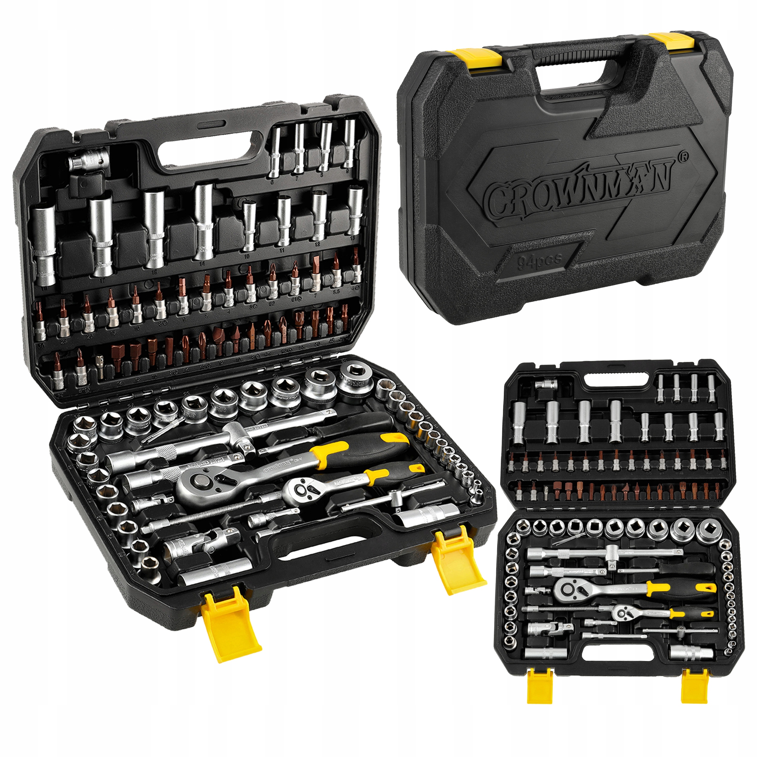 Sada nástrojov na nástavce na kľúče bity nástavce na kľúče 94 ks