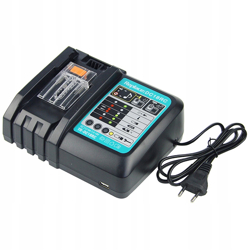 Nabíječka Lithium-iontových Baterií Pro DC18RC S Led Indikátorem