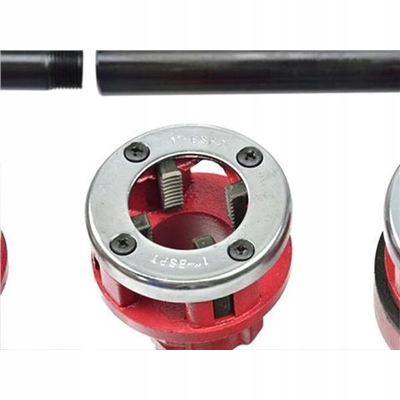 Gwintownica do rur narzynki 1/2" - 1,1/4" 4el Geko Rozmiary głowic 1/2