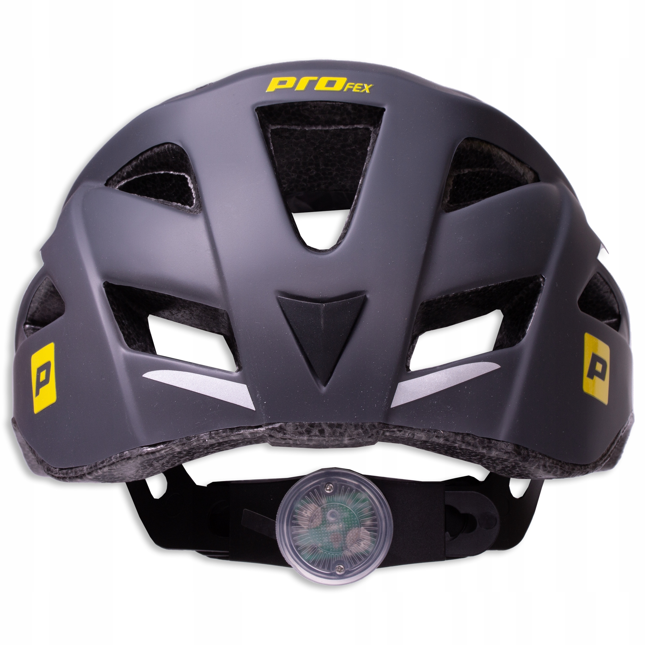 Kask Rowerowy Męski Damski REGULOWANY z Oświetleniem LED Rozmiar S/M Profex Marka ProFex