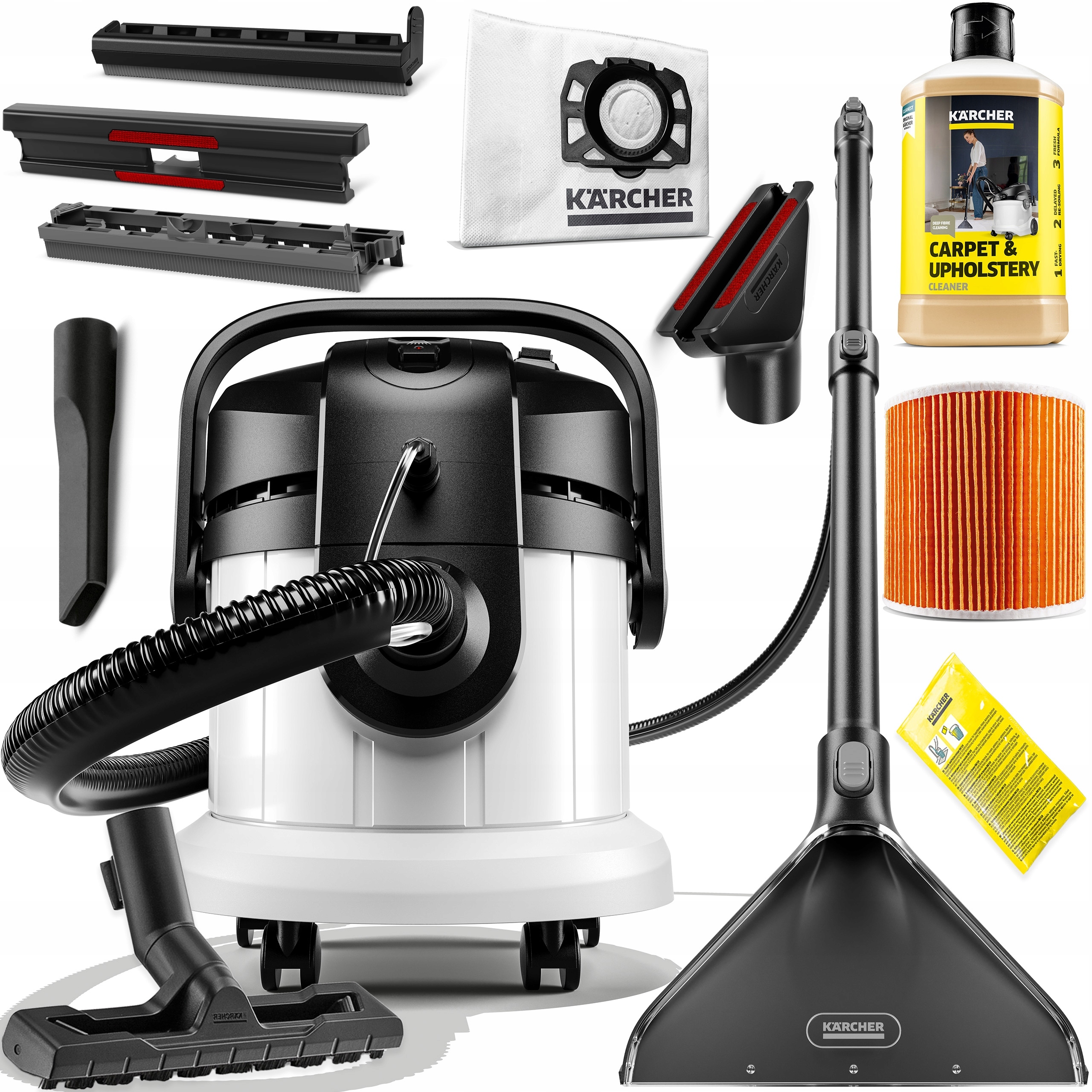 Karcher Se 4 Prací Vysávač Na Čalúnenie Multifunkčný 3V1 Sucho/mokro