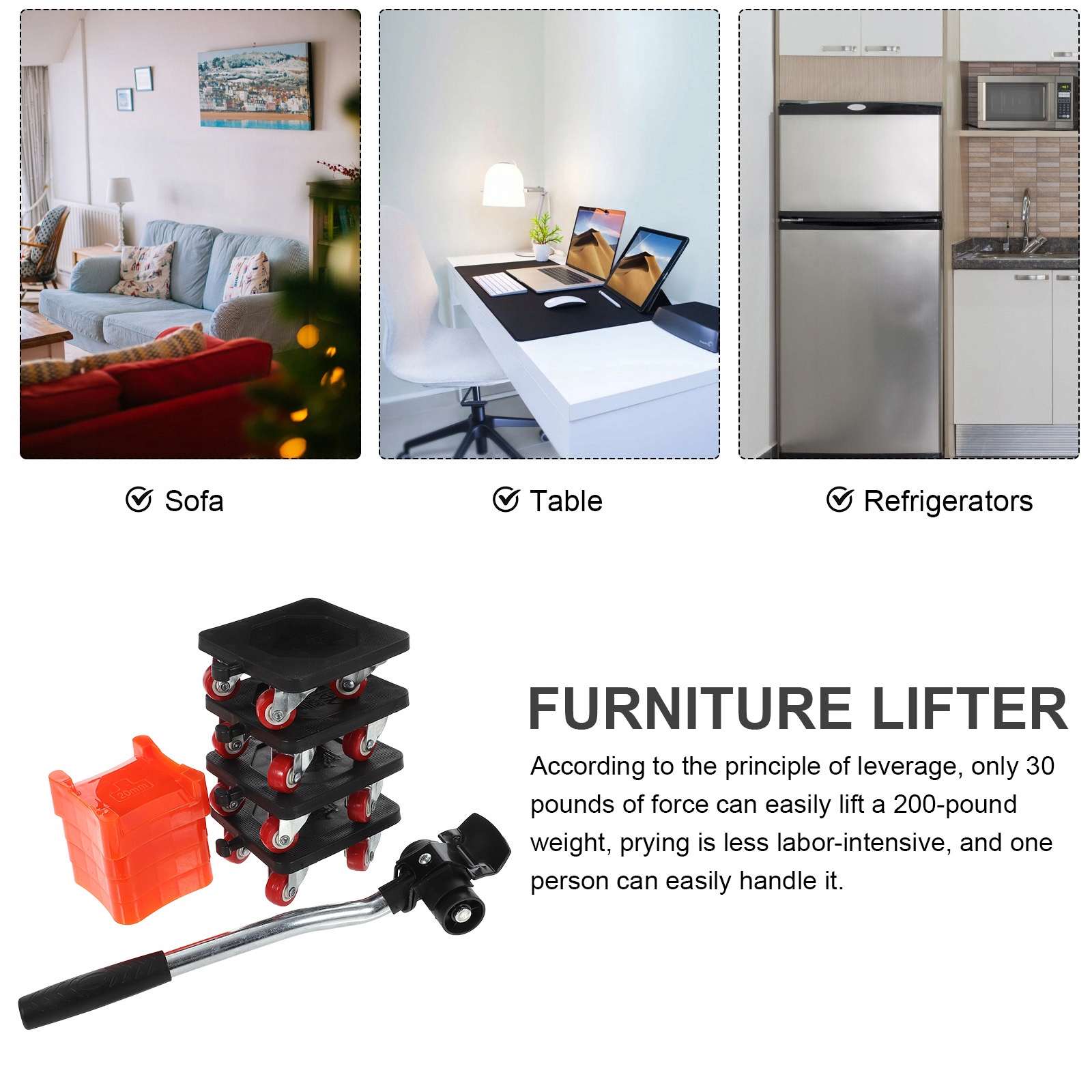 Podnośnik do mebli o dużej wytrzymałości Marka inny