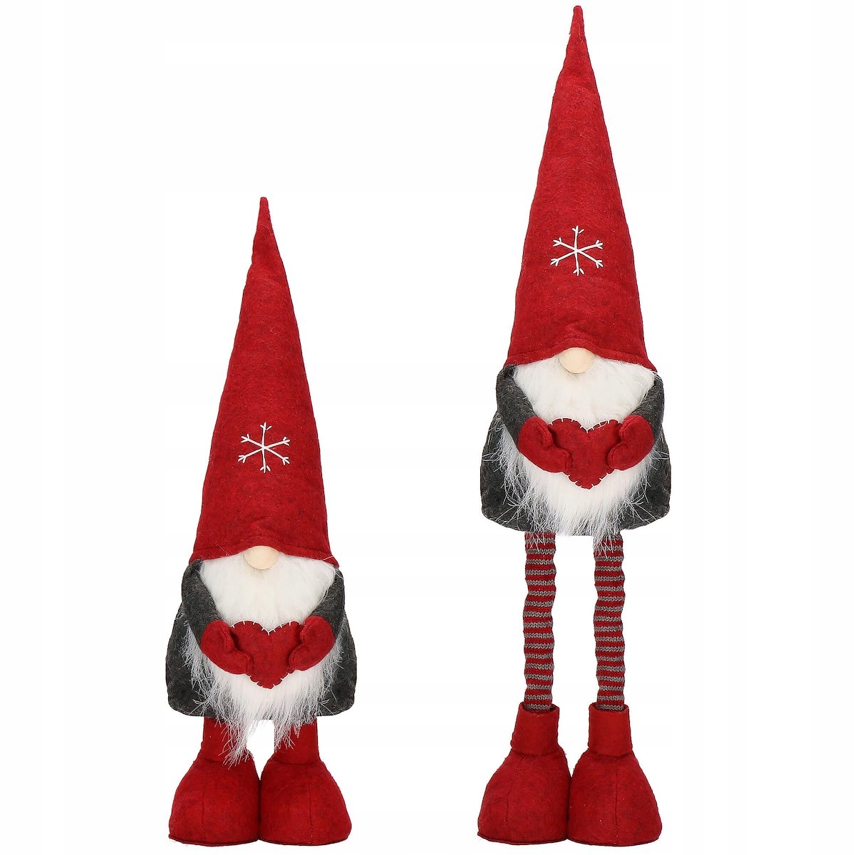 MIKOŁAJ SKRZAT KRASNAL duży GNOM ŚWIĄTECZNY TELESKOPOWY pod choinkę OZDOBA Marka Springos